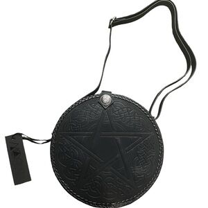 Widow Celtic pentagram crossbody